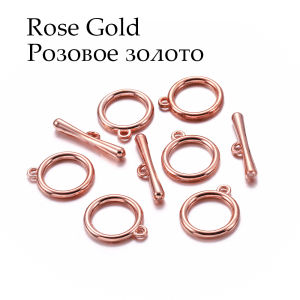 10/20Sets Multicolor Circle OT Toggle Clasps Hooks Connectors For DIY Jewelry Making Findings Accessories Supplies Bracelet