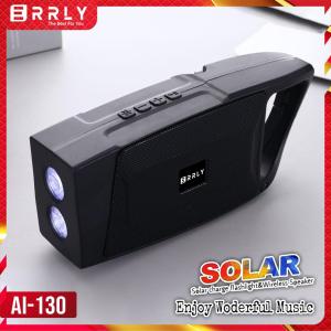 ERRLY Speaker Bluetooth SOLAR AI 130 With Senter Antena radio Recahrge SOLAR Tenaga Matahari Speaker SOLAR