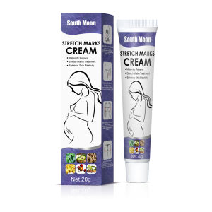 【100% Effective】South Moon Stretch Marks Cream Skin Body Cream Stretch Marks Remover Scar Removal Powerful Postpartum Obesity Pregnancy Cream Body Mark Skin Care Effective Anti Stretch Scar Remover Cream(20g)