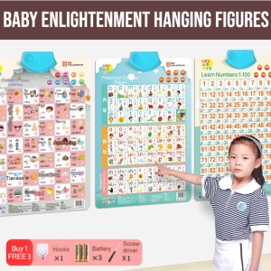 Baby Enlightenment Hanging Figures Pre-School Kindergarten Audio Picture Hanging Chart Early Education Chinese Pinyin Baby Cognitive Enlightenment Picture