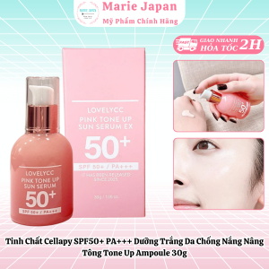 Tinh Chất Cellapy SPF50+ PA+++ Dưỡng Trắng Da Chống Nắng Nâng Tông Tone Up Ampoule 30g