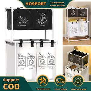 【HOSPORT】Premium Waterproof Laundry Basket with Multiple Layers 2/3 for Clothing Sorting and Storage in Home and Dorm