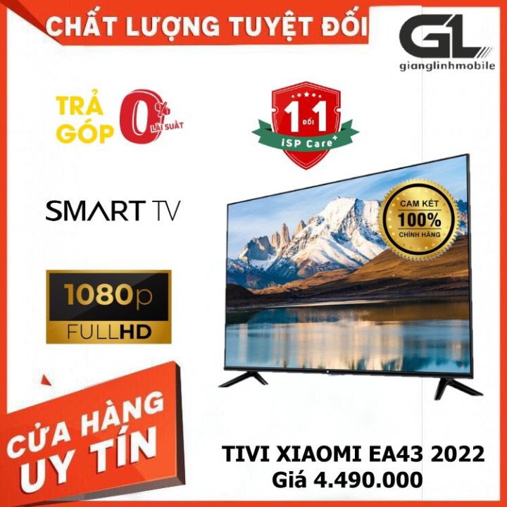 ☾卍 [MUA 1 TẶNG 1] Tivi Xiaomi EA43 2022 Series - 43 inches- SMART TIVI ...