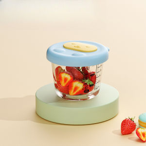 Silicone Baby Food Container 230ML Sealed Lid Portable Heat Resistant Food Grade Bowl Tool Storage Baby Bekas