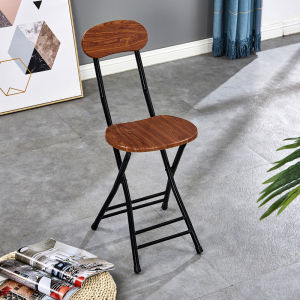 Nearra Folding Stool Foldable Chair with Backrest Light Weight Portable Dining Chair New Modern Design Study Stool