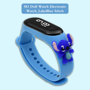 Kids LED Electronic Watch Cute Cartoon Waterproof Watch Childrens Digital Watch Touch LED Watch
