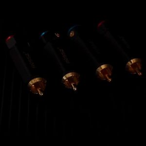 AVSSZ Lockable Gold-plated RCA Connector Lotus Plug BR109 Power Amplifier TV Fever Audio Video Cable Solder-free Repair Fits 9mm Cable