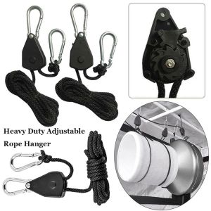 UUMIR 1/2/4pcs 1/8 นิ้วสำหรับงานหนัก เรือแคนูเรือคายัค เชือกเส้นเล็กโคมไฟ ตัวล็อคเชือก สายรัดแบบผูก วงล้อรอก