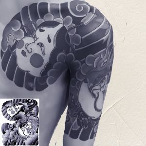 Giấy Dán Hình Xăm Văn Hóa Xăm Hình Hình Xăm Lưng Dán Hình Xăm Màu Thời Trang