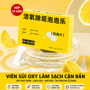 VIÊN SỦI OXY TẨY CẶN TRÀ CẶN CAFE - COMBO 2 HỘP - LÀM SẠCH BÌNH GIỮ NHIỆT BÌNH NƯỚC CỐC LY