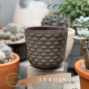 กระถางเซรามิค กระถางต้นไม้ กระถางสวย ๆ มีหลายแบบให้เลือก มีรูระบายน้ำทุกใบ