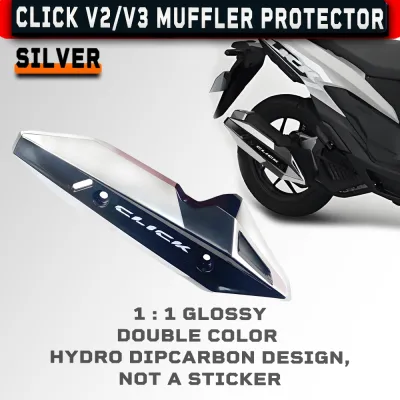 Glossy Double Color Click V2/V3 150i/125i Heat Guard/ Muffler protector/ New Muffler Cover