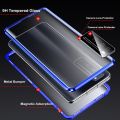 Camera Protection Case For Samsung Galaxy S25Edge S25 S24 FE Ultra Plus S23FE S23 Plus S23 Ultra Samsung S 23 S23Plus S 23+ S 23 5G Double Sided Glass Casing Flip Phone Case Magnet Metal Bumper Full 360° Protection Hard Cases Cover. 