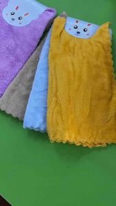 ผ้าอเนกประสงค์ (แพค 6 ผืน) ขนาด 30x30 cm ซับน้ําดีมาก นุ่ม ไม่เป็นขุย