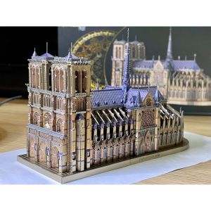 Mô Hình Kim Loại 3D Piececool Nhà Thờ Đức Bà Paris (Nhiều Màu) (chưa ráp)