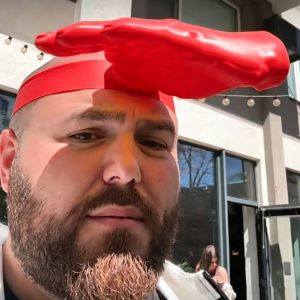 FELIZ 3D Printed Palm Sunshade Sun Shield Adjustable Hand Shape Sun Visor Creative Mini Cap 3D Palm Sun Hat Outdoor