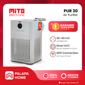 MITO Air Purifier PUR 30 PUR30 | Alat Pembersih Penyaring Penjernih Udara Mitochiba HEPA 13