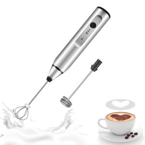 Pembuih Busa Minuman Kopi Susu Dalgona Elektrik Mini Milk Frother Coffee Foamer | Pengaduk Pengocok Adonan Telur Hand Mixer Elektrik Stirrer Stainless Steel