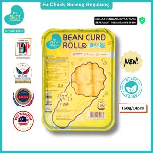Mysoy Fuchuk Gegulung Goreng 168g 14pcs - Sup Lemak Tauhu Kering Goreng