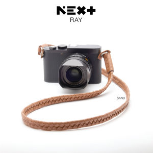 สายคล้องกล้อง สายคล้องคอ สายสะพายกล้อง สายหนังถัก ปลายห่วง หนังแท้ นิ่ม นุ่ม ไม่บาดคอ เกาะไหล่ กล้องไม่เป็นรอย Next Photographic รุ่น RAY