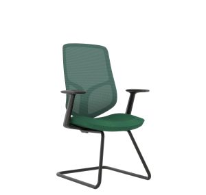 IJI Visitor Chair Model: IJI-EY270.GW - All-Day Ergonomic Support Visitor Chair with Fixed Armrests and Mesh Back for Better Posture and Comfort