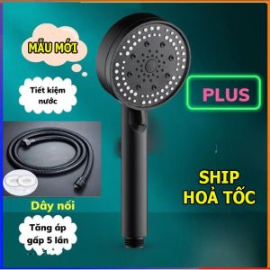 Vòi sen tăng áp  siêu tăng áp sang trọng đen