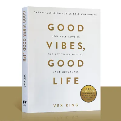 【TH STOCK】หนังสือภาษาอังกฤษ หนังสือ ใช้คลื่นพลังบวกดึงดูดพลังสุข Good Vibes Good Life: How Self Love Is The Key To Unlocking Your Greatness Happiness Self-Improvement Self Help Motivational Book Personal Development พร้อมส่ง