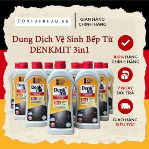 DUNG DỊCH VỆ SINH MẶT BẾP TỪ- HỒNG NGOẠI DENKMIT 3IN1- Bếp luôn sáng bóng