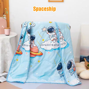 Cotton Cartoon Children Blanket Kids Aircond Quilt Blanket 110*150CM Summer Ice Silk Cool Comforter Breathable 儿童夏凉被被空调被夏季薄小被子