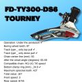 SHIMANO TOURNEY FD 3x TY300 6 7 8 Speed Front Derailleur Top/Down Pull MTB Road Bike Parts. 