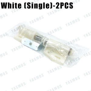 2PCS Per Product Single Magnetic Push to Open Touch Catch for Cabinet (WHITE / BLACK) Without Screws