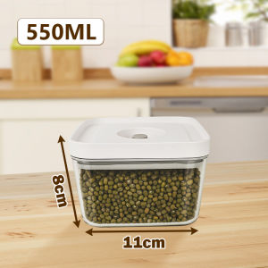 Vacuum sealed food storage jars - grain storage boxes dry goods preservation sealed boxes food grade security storage jars