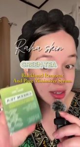 RAHA SKIN GREEN TEA BLACKHEAD REMOVER MASK 10mL with 50pcs Strips [Clean Pores Blackhead Removal]