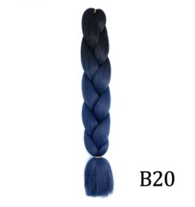 Extension Rambut Sintetis Model Kepang Jumbo Panjang 24Inch 100g - Grosirsmart