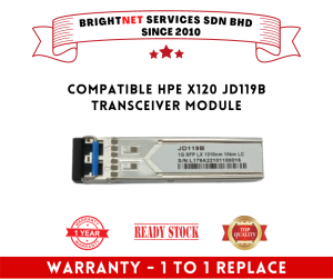 JD119B HPE X120 1G SFP LC LX 1000BASE-LX SFP LC SMF MMF Fiber Transceiver Module