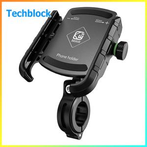Heavy-Duty Bike Phone Holder Anti-Vibration for Mountain and Dirt Bikes Easy Installation and Secure Grip