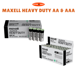 Maxell Battery AA / AAA Battery Alkaline And Heavy Duty [Box]