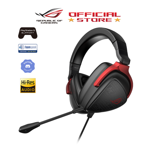 ROG Delta S Core Lightweight mm gaming headset with 50 mm ASUS