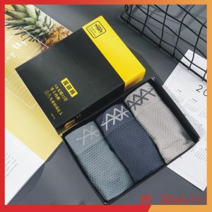 HỘP 3 Quần sịp xì đùi nam cao cấp quần lót nam đùi co giãn 4 chiều 5D 3A 45-70kg