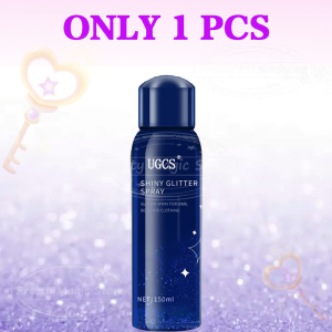 【BUY 1 TAKE 1】Glitter Powder Spray Night Club Party for Body Hair Clothes Dating Shiny Spray 150ML （FDA approved）
