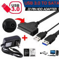 สาย Sata to USB3.0 เสียบ HDD Sata ได้ทุกขนาด ทุกยี่ห้อ เพื่อนำข้อมูลออกมาใช้ แถมAdapter จ่ายไฟ 1 ตัว. 