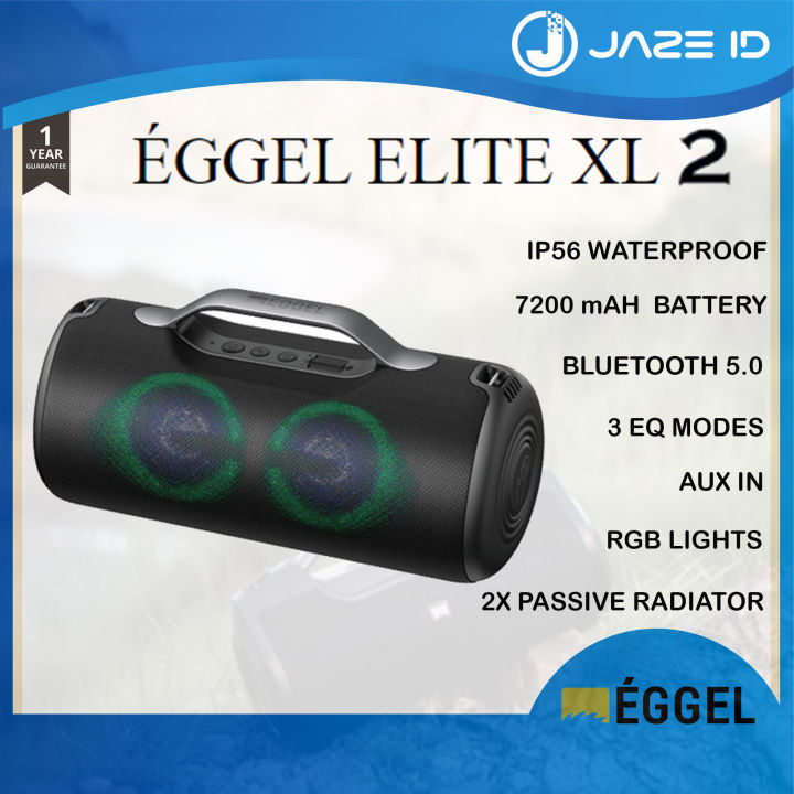 Eggel Elite XL 2S Waterproof Portable Bluetooth Speaker Stereo
