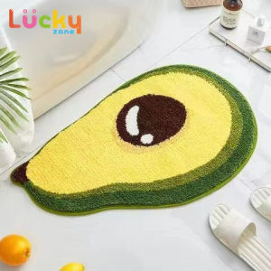 LuckyZone Hot Special-shaped Fruit Floor Mat Household Carpet Door Mat Bathroom Flocking Absorbent Rug Kitchen Non-slip Carpets