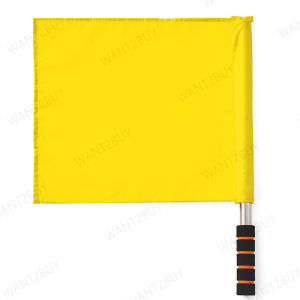 UMI Referee Command Flag Track Field Signal Competition Flag Judge Starter Football Soccer Sport Handheld Starting 指挥旗