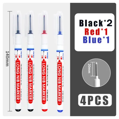 10pcs Long Tip Marker Pen Big Capacity Quick Drying Waterproof Oily Metal Wood Permenant Marker