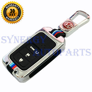 Casing Metal Elegant Kunci Remote Honda Crv Civic Fit 3 Tombol