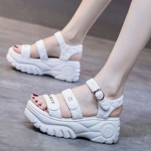 WomenS Wedge Sandals 2026 New Summer Versatile Platform Thick-Soled Sports Height-Increasing Shoes