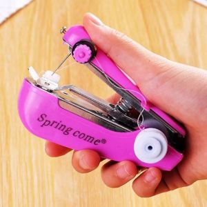 Mesin Jahit Tangan Kecil Merk Spring Come Mini Portable Hand Sewer Machine Warna Warni Alat Peralatan Perlengkapan Aksesoris Home Stuff Rumah Tangga Tools Prakarya Kerajinan Craft Crafting Art Seni Kesenian Kertakes Kain Baju Dress Penjahit Tailor Malang