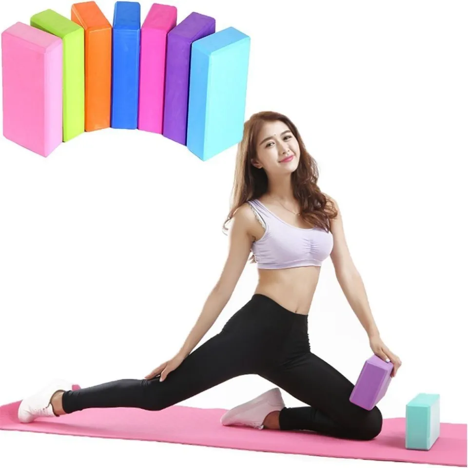 Yoga Block Brick Sports Exercise Gym Foam Training Stretch Help