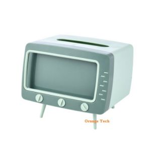 Ready Stock 2in1 Tissue Box Office Desk Box Creative TV Appearance with Phone Stand Holder Home Office Case HH143